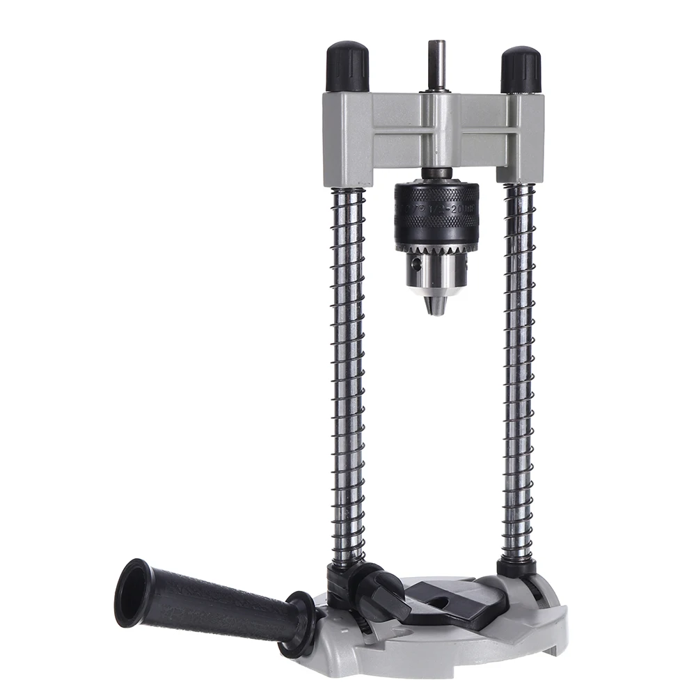 Precision 45-90degree  Angle Adjustable Drill Guide Attachment with Chuck Drill Holder Stand Drilling Guide for Electric Drill