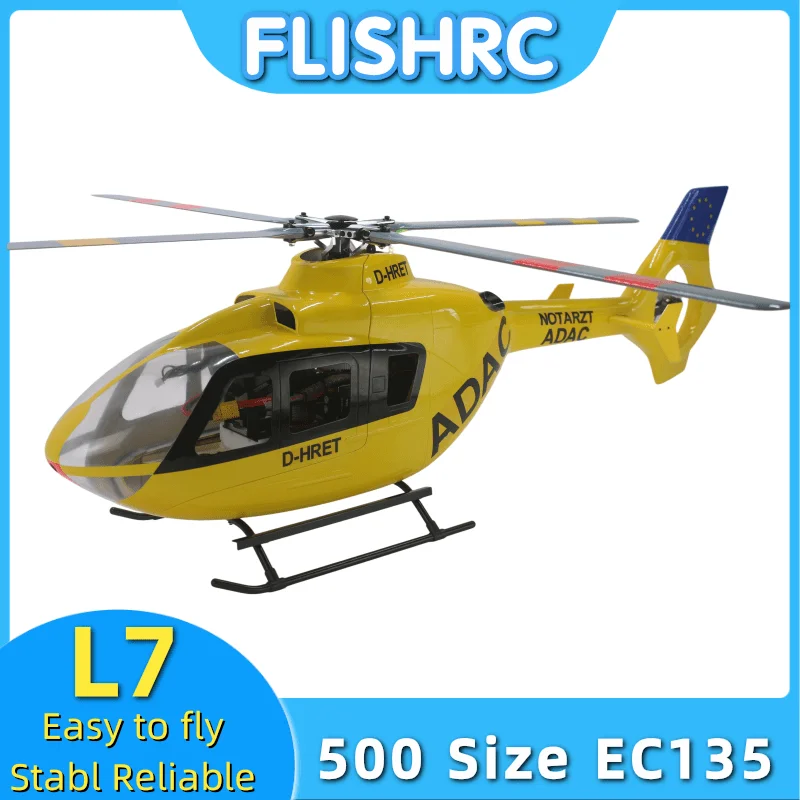 EC 135 헬리콥터 모델, FLISHRC EC135 ADAC 500 사이즈로 실제 비행을 경험한 후기
