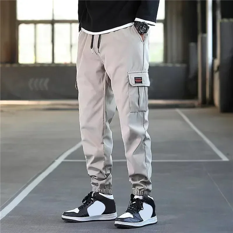 Pantalones Cargo para hombre, pantalones Cargo militares tácticos Harem para hombre, ropa técnica de alta calidad para trabajo de Hip Hop al aire libre, pantalones apilados