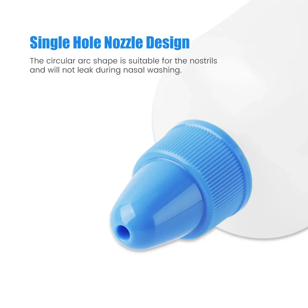 250ML/240ML Nasal Wash Bottle Adult Children Nasal Cavity Nasal Wash Bottle Nose Cleaner Saline Rhinitis Manual Bottle Neti Pot