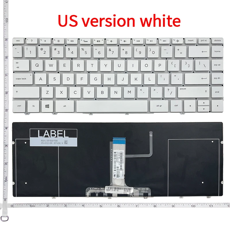 

НОВАЯ американская клавиатура для ноутбука с подсветкой для HP Spectre TPN-C132 13-AF AF031ng AF002 AF003 AF004TU