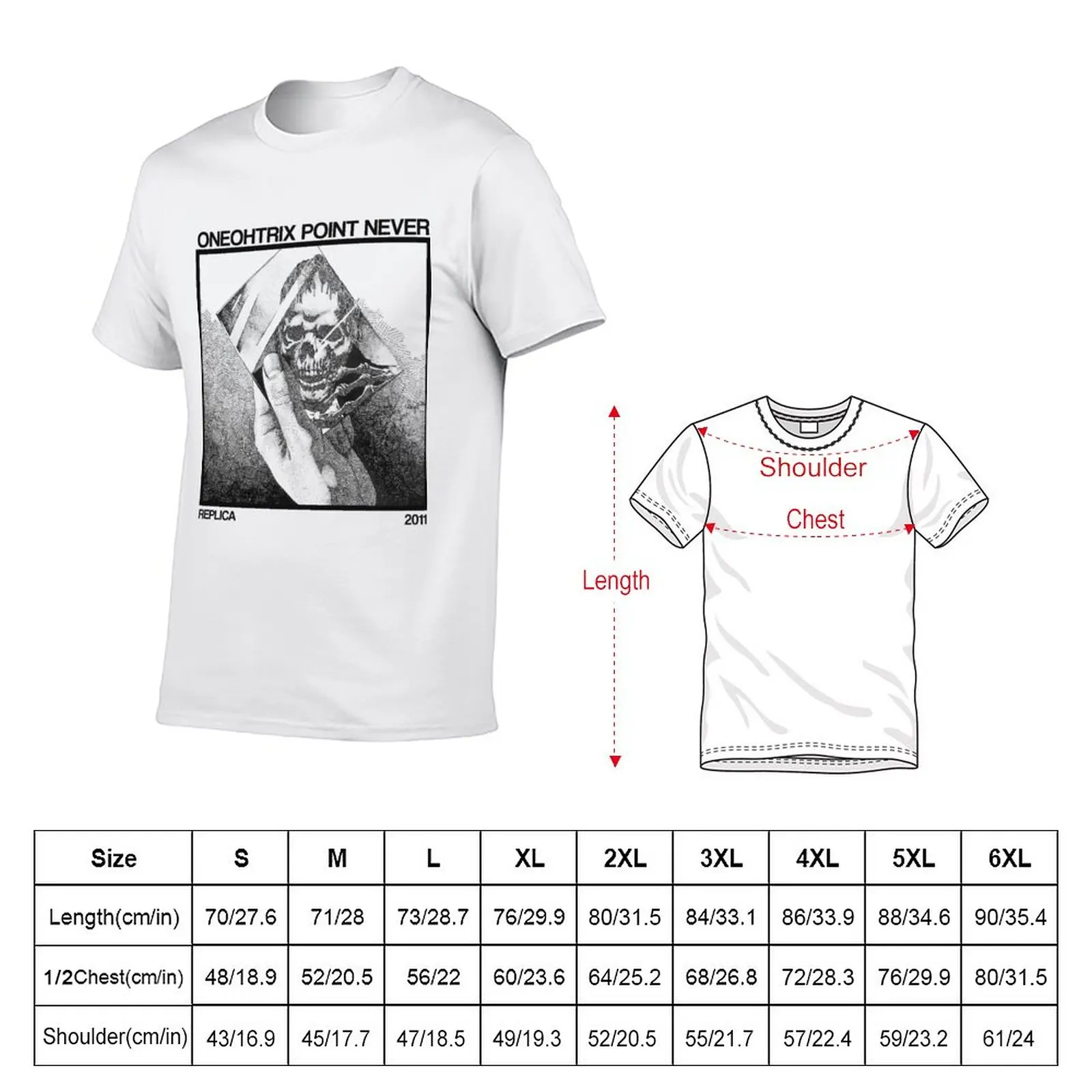 New oneohtrix point never T-Shirt custom t shirt blondie t shirt plain t-shirt men t shirt