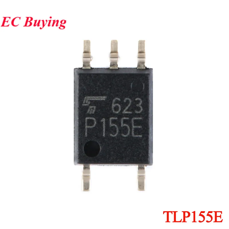 10Pcs/1pc TLP155E TLP155 P155 P155E SOP-5 TLP155E(TPL,E MOSFET/IGBT Gate Driver Chip Optocoupler IC