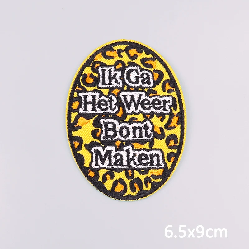Nieuwe Nederland Oeteldonk Geborduurde Patches Voor Kleding Oeteldonk Ijzer Op Patches Nederland Carnaval Embleem Patch Badges