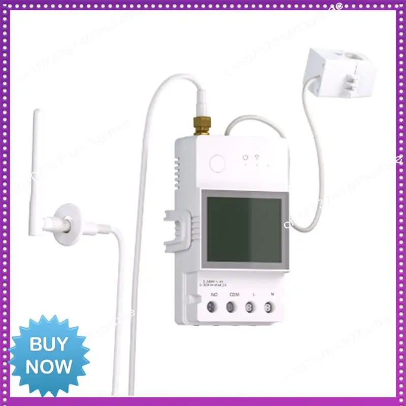 Hot Ltem POWCT Ring Smart Power Meter ESP32 Chip Current Transformer 100A Energy Monitor Contacter Control Works With Alexa IFTT