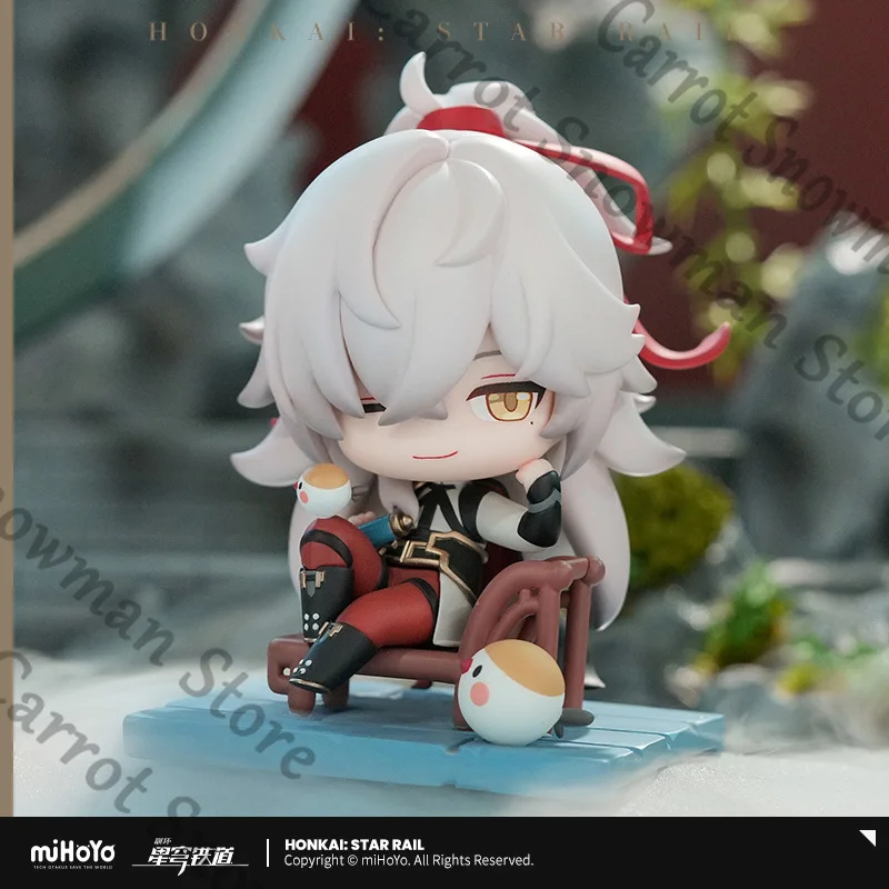 

MiHoYo подлинная Luocha Honkai: Star Rail Броня Зайчик Цзин Юань игрушка гаражные наборы Maumet кукла косплей мультяшный подарок