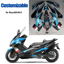 Fit For YAMAHA 2008 - 2011 TMAX 500 TMAX500 Motorcycle Accessories Fairing Set Bodywork Panel Kit T-MAX 500 T-MAX500 2009 2010