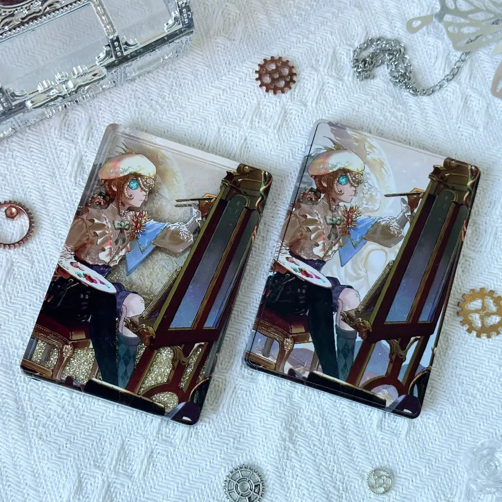 Identitas permainan V Anime Edgar Valden kartun akrilik pasir hisap ornamen Mahjong mengumpulkan properti siswa hadiah ulang tahun