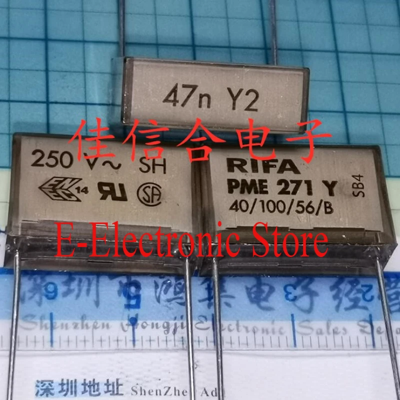 5 шт./лот 47N Y2 250 В 473 0,047 мкФ 47 нФ P20 мм прозрачный конденсатор