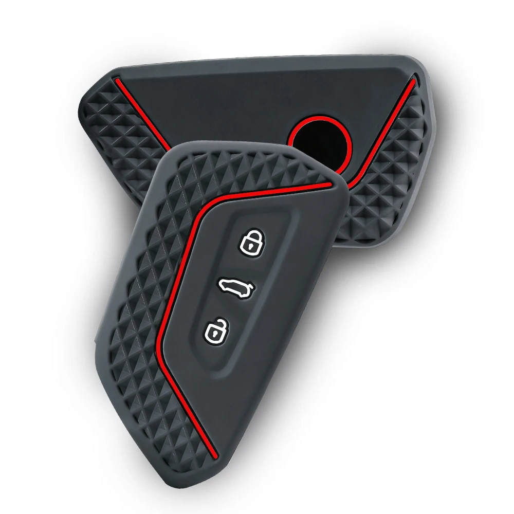 New Car Key Case Cover for VW Volkswagen/Golf 8 MK8 ID.3 ID.4 /Cupra/Skoda/Octavia A8/SEAT/Leon MK4 2020 2021/Formentor/Tarraco view 4