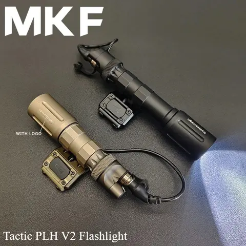 전술 장비 손전등 PlhV2 손전등 LED 1000LM 사냥 스카우트 Liight 스카우트 조명 Modbutton 압력 스위치 맞는 20mm 레일