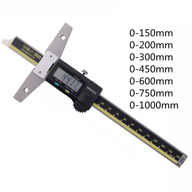 Mitutoyo 571-201-30 571-202-30 571-203-20 0-150/200/300mm 0.01mm DIGIMATIC DEPTH GAGE Digital Depth Calipers,Japan made