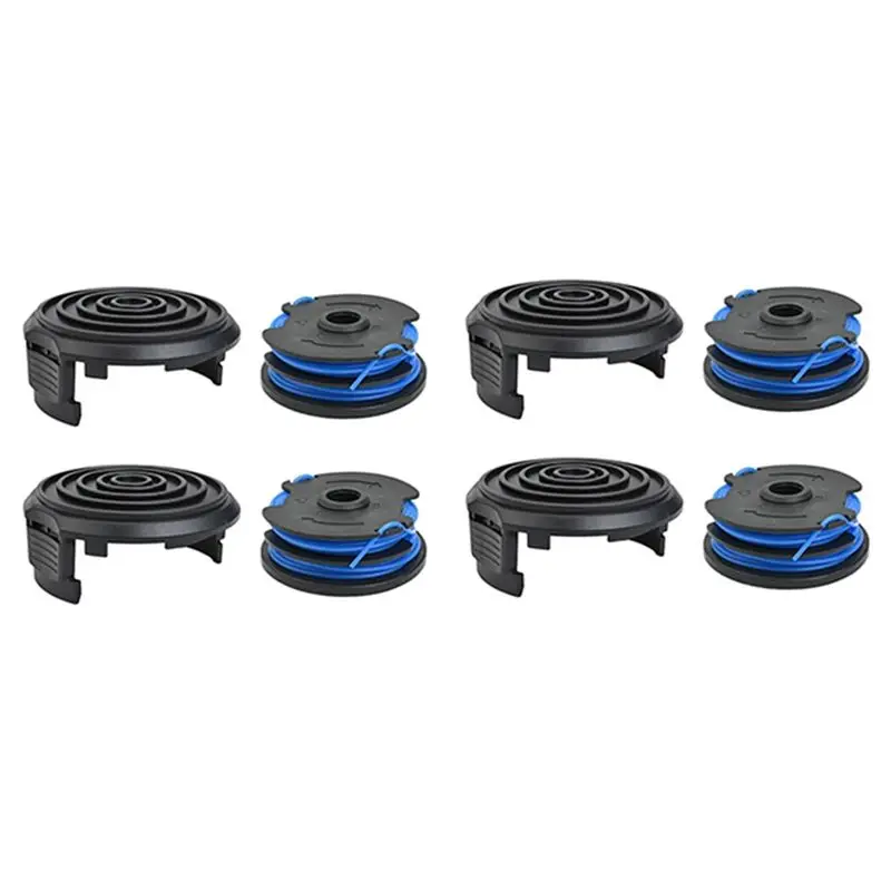 B14C Double-Ply Nylon Spool Trimmer 1Set 20115E-B 20115EB For Freight For Bauer For Harbor 4 Spool Set W/4 Cover