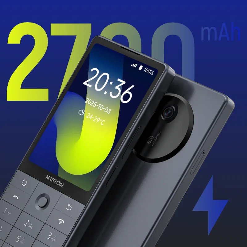 Qin F25 MTK8786 Google Play Android 14 Dual SIM Cards 6GB+128GB  2700mAh WIFI Bluetooth Touch 3.54Inch Screen