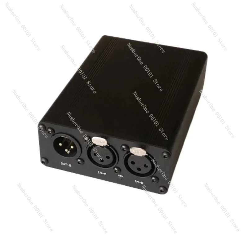 IP network audio interface box Canon Lotus 6.35 large three-core 48V phantom power supply