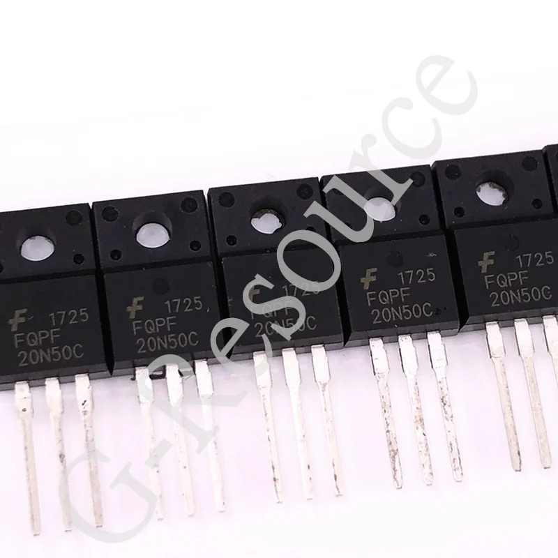 (10 pièces) FQPF20N50FT FQPF20N50C 20N50 TO-220 20A 500V MOSFET canal N