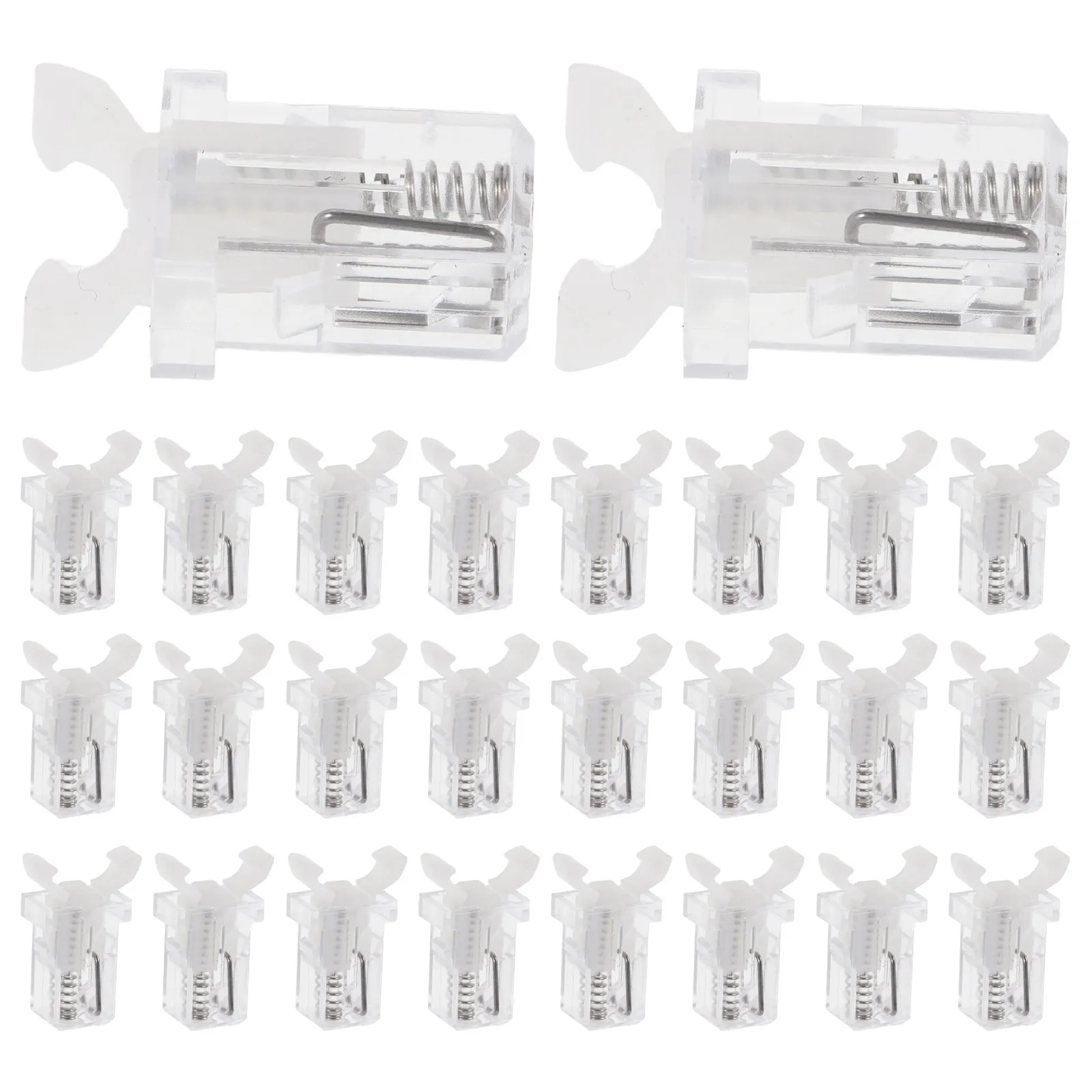 50Pcs Car Push Button Door Lock Plastic Push Locks Trash Can Replacement Parts Trash Bin Lid Buckle Lock for Vehicle Storage