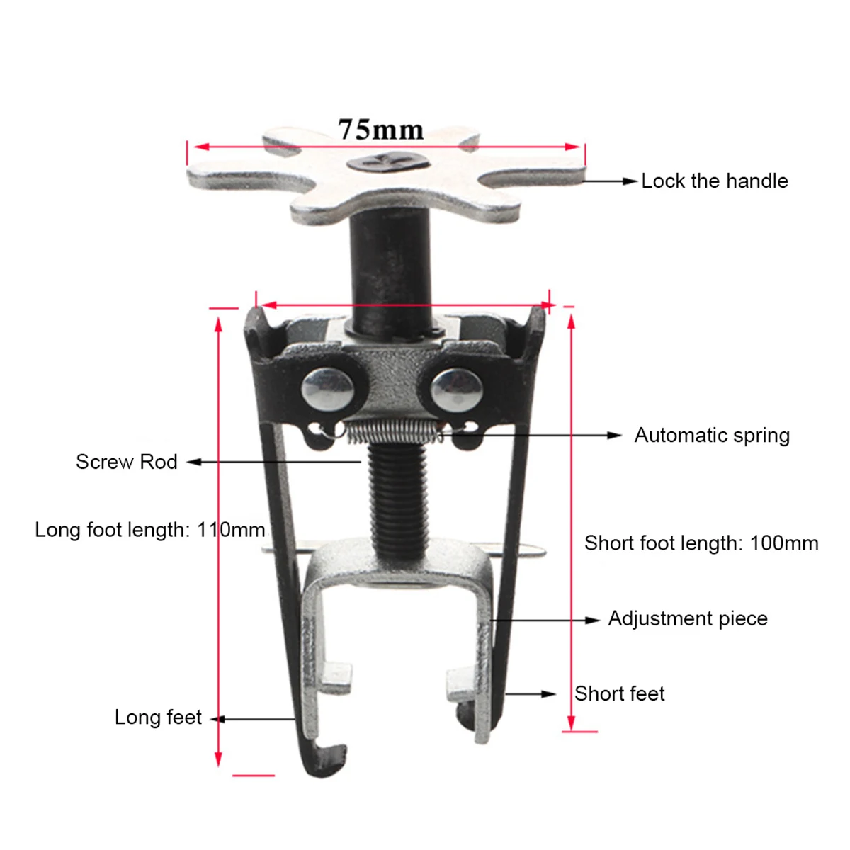 Valve Spring Compressor Professional Remove Valve Spring Keeper Tool Sturdy Automotive Overhead Valve Spring Compressor Tool