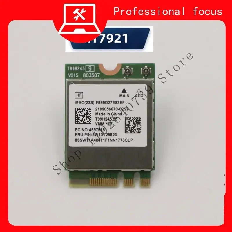 WYORESY MT7921 for Lenovo WiFi6 wireless card 5.2 Bluetooth 5W10V25823 Lenovo notebook card