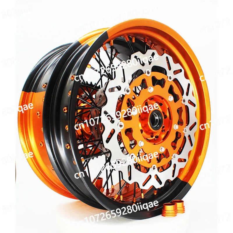 

17 Inch Bicolor Aluminium Motorcycle Wheels Supermoto Wheels for KTM EXC SXF 450