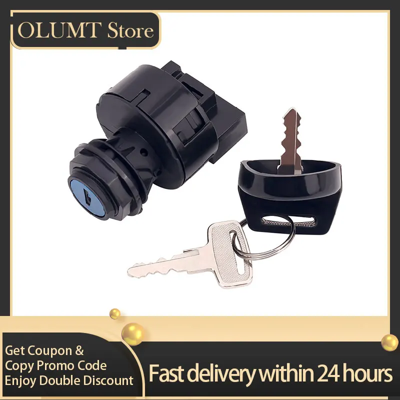 Motorcycle Electric Door Lock Ignition Key Switch For Polaris ACE 570 900 General 1000 EPS Hawkeye 300 Magnum 325 330 500 Outlaw