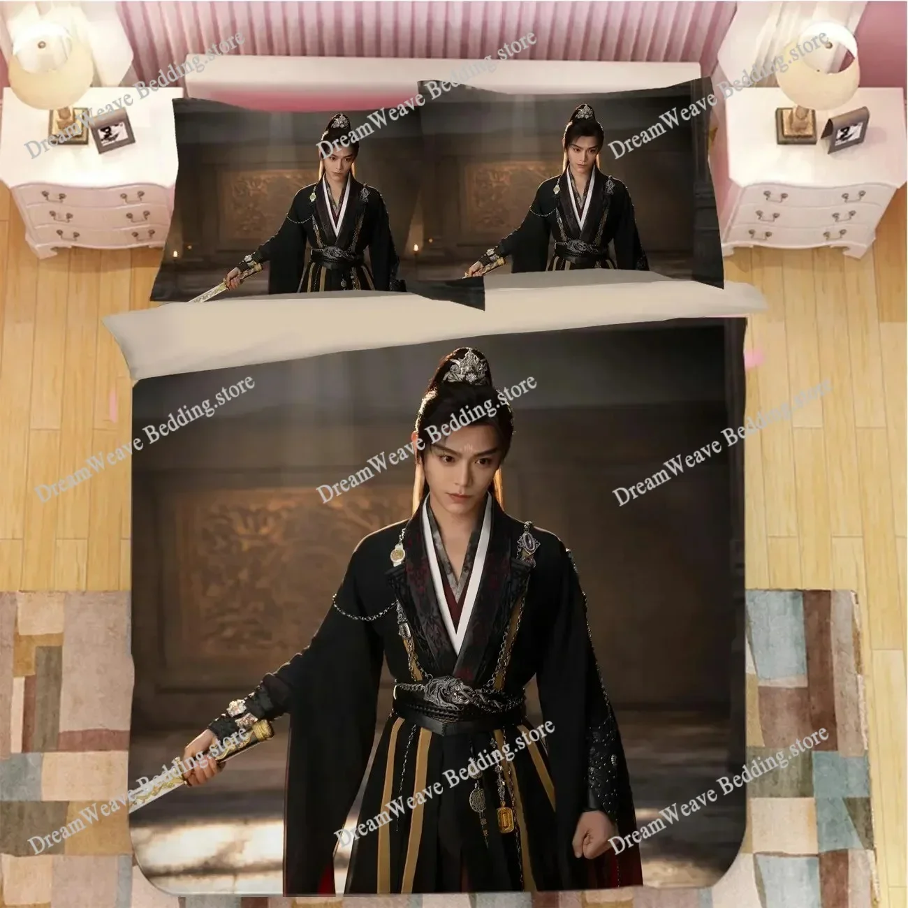 Ding Yuxi Yu Shuxin TV Bedding Set Duvet Cover 3d Bedding Fashion Design Decoration King Duvet Cover Set Double Bed Set Bedding