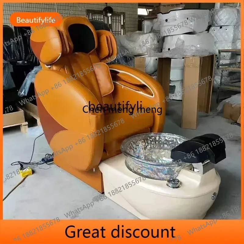 Nail Beauty Sofa Beauty Chair Eyelash Space Capsule Electric Foot Massage Chair Beauty Shop Foot Bath First Class 26