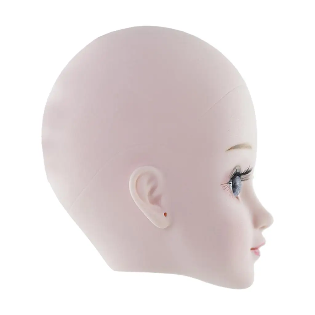 60cm 1/3 BJD Girls Head Mold With Full Set Charming 4D Eyes Doll Accessories