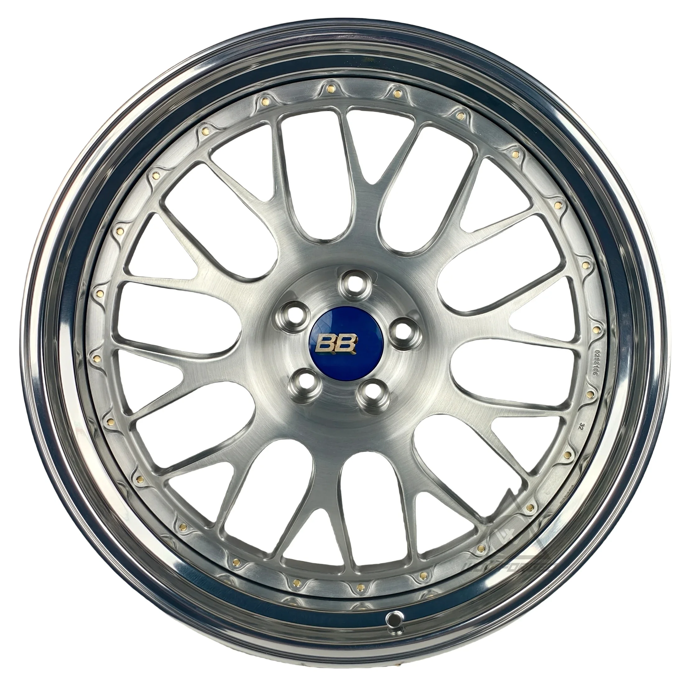 Brushed aluminum  forged 2 piece wheels e88   Polished rim Aluminum Customized Lightweight Wheel 18 19 20 21 22 Inch for BS e88