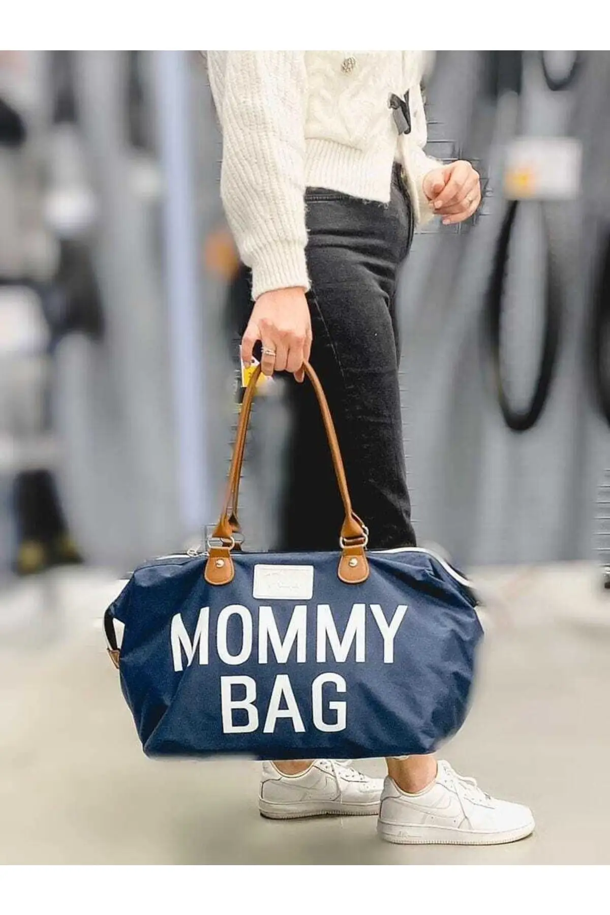 DOLBOVI women navy blue Mommy Bag mother baby care Bag Hospital Bag