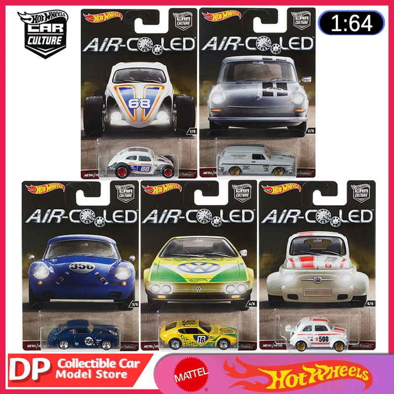 

Hot Wheels Car Culture 2017 Europe Air-Cooled Series Full Set Volkswagen Porsche Fiat 1:64 Diecast Vehicle Model Toys
