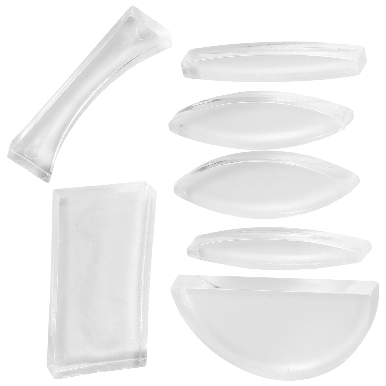 7 Pcs Lens Set Clear Acrylic Science Experiment Tools Physics Optics Science Teaching Tools Lab Classroom Study Refraction