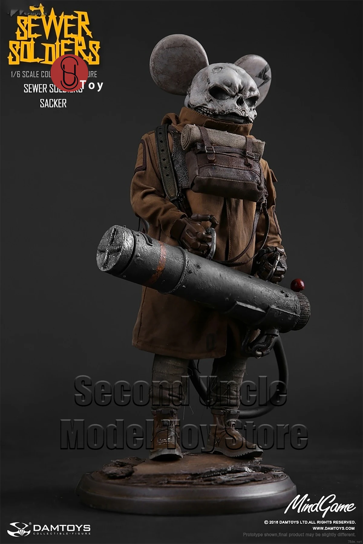 

DAMTOYS ZP002 1/6 Sewer Soldiers Sacker 12'' Soldier Action Figure Full Set Collectible Model Toys Gift