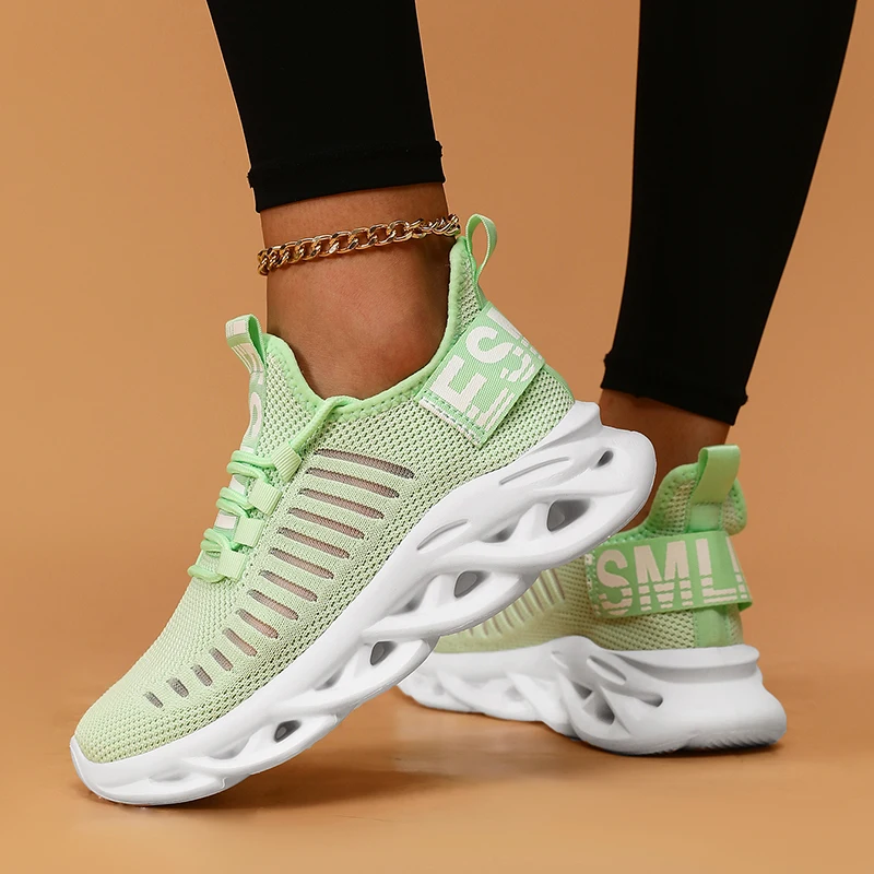 Women Casul Sprts Shoes Breathable Running Sneakers Outdoor Light Comfortable Mesh Walking Shoes for Women Athletic Tenis Shoes