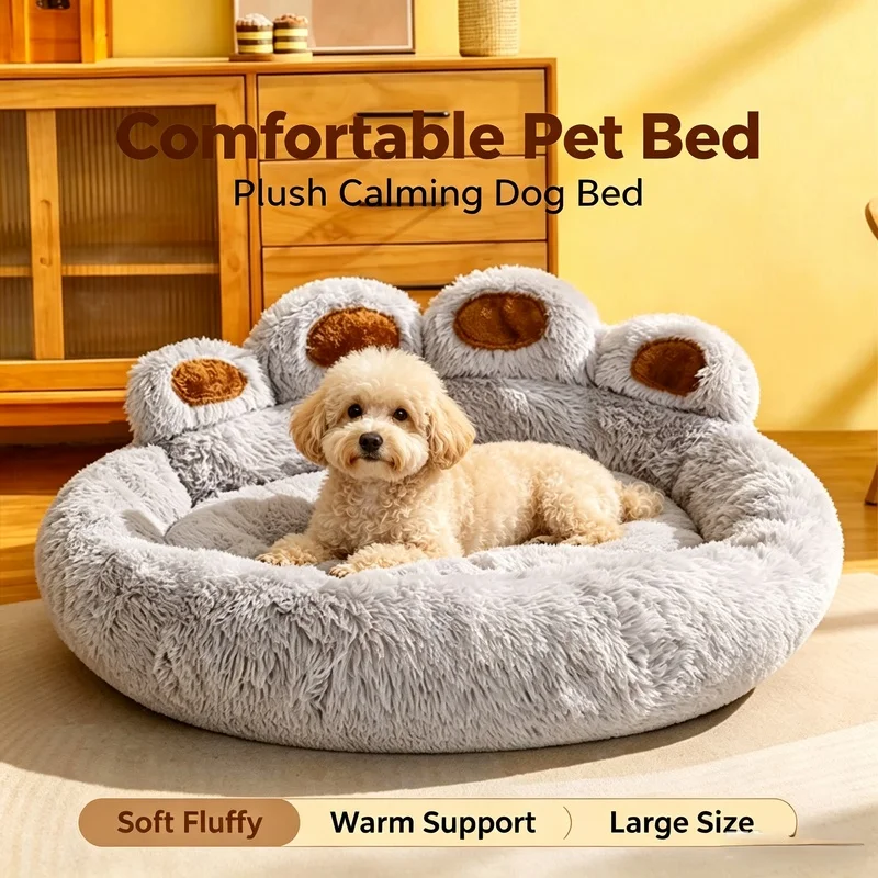 cama-sofa-de-inverno-para-animais-de-estimacao-em-formato-de-pata-de-urso-macia-fofa-quente-e-antiderrapante-para-caes-e-gatos-de-pequeno-medio-e-grande-porte