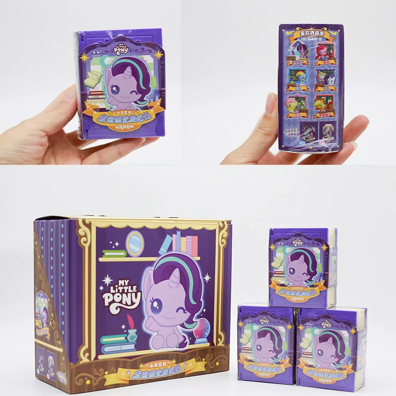 

Auldey My Little Pony Friendship Class Glowing Book Mystery Blind Box Gifts Toy Model Anime Figures Collect Ornaments