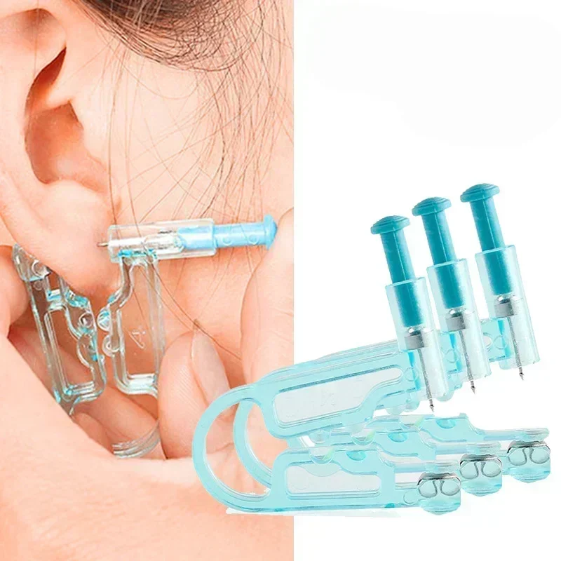 Disposable Ear Piercing Gun Kit With Rack Healthy Safety Earring Nose Piercer Tool Machine Sterile Body Jewelry No Inflammation image 3