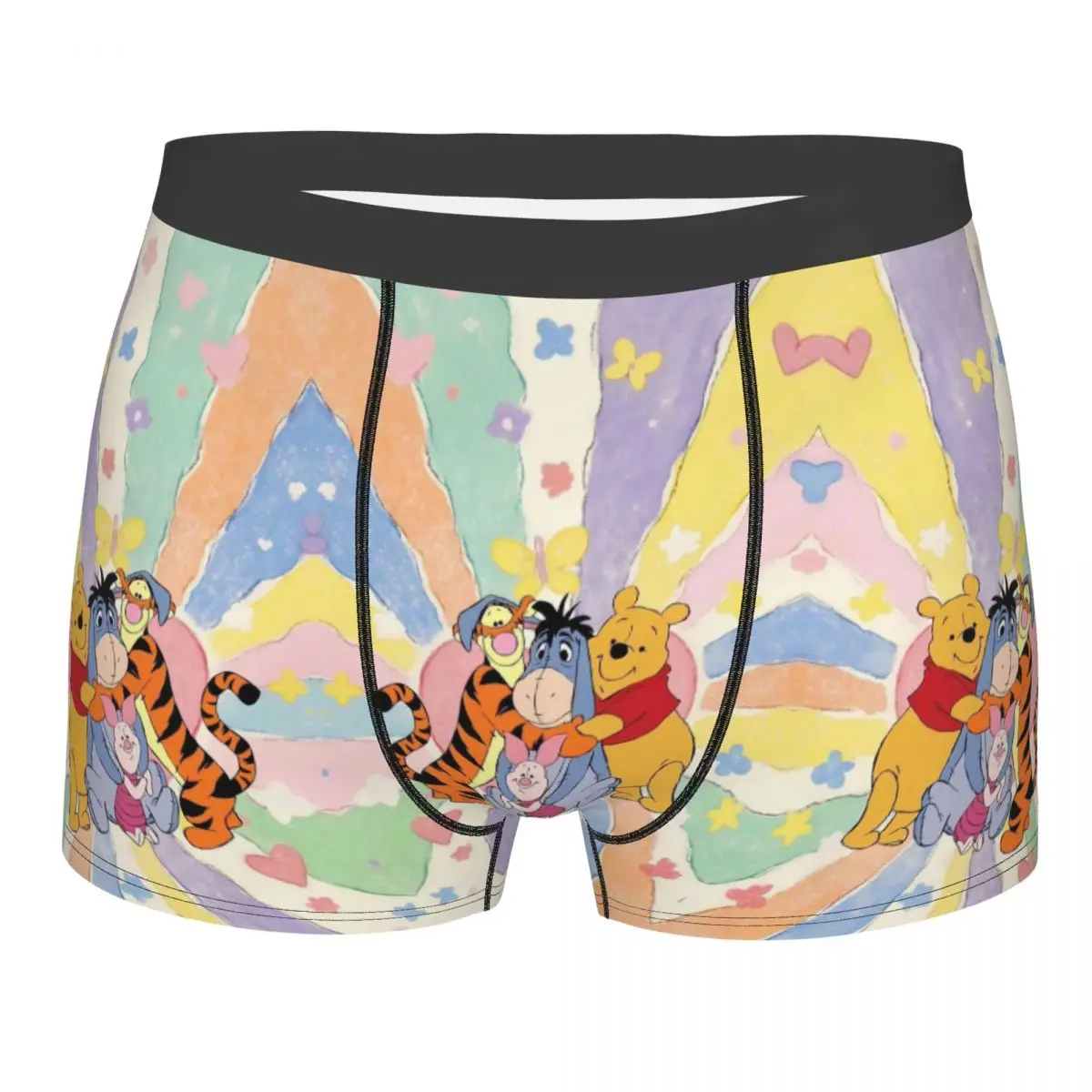 

Custom Winnie The Pooh Boxer Shorts For Homme 3D Printed Underwear Panties Briefs Stretch Underpants