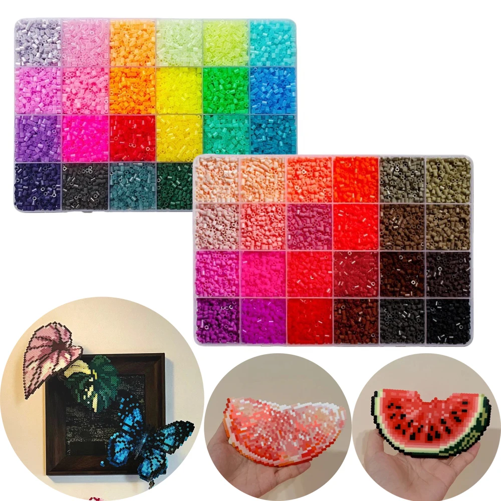 2.6mm Iron Beads Perler Beads Hama Beads Diy High Quality Handmade Gift Fuse Beads 8400pcs/set