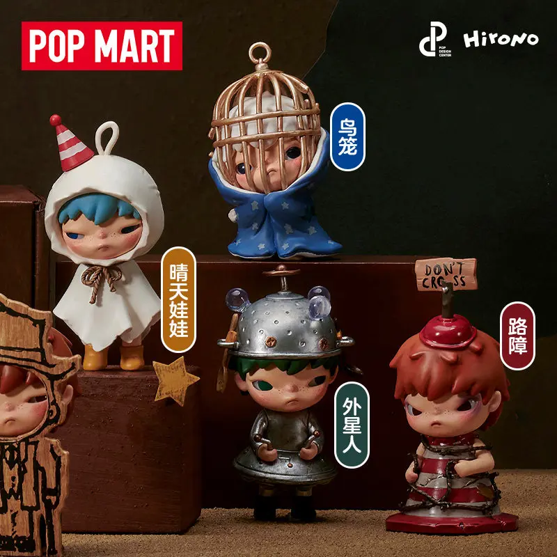 POPMART Hirono Shelter Serie Blind Random Box Spielzeug Mystery Box Kawaii Anime Actionfigur Caixa Caja Überraschungspuppen Mädchen Geschenk
