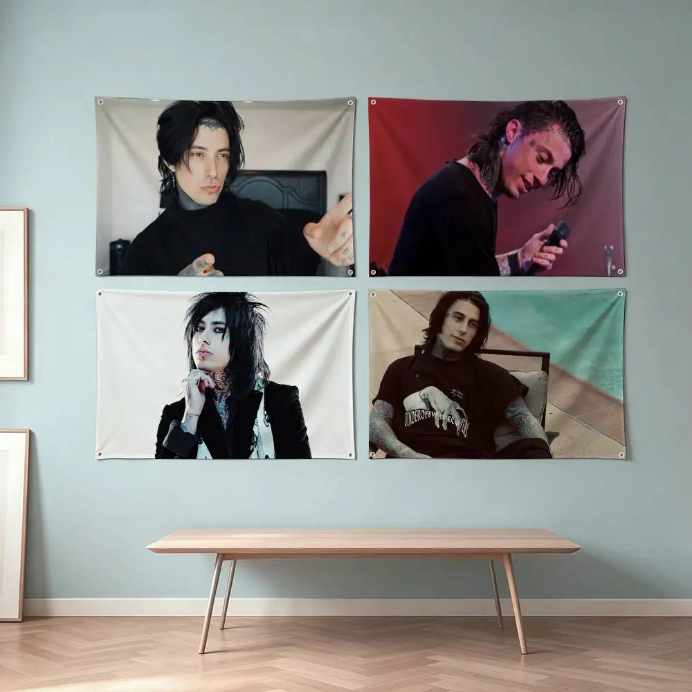 Ronnie Radke-E Singer-Rapper Flag Suitable For Party Club Outdoor Interior Wall Decoration Banner Fans Gift