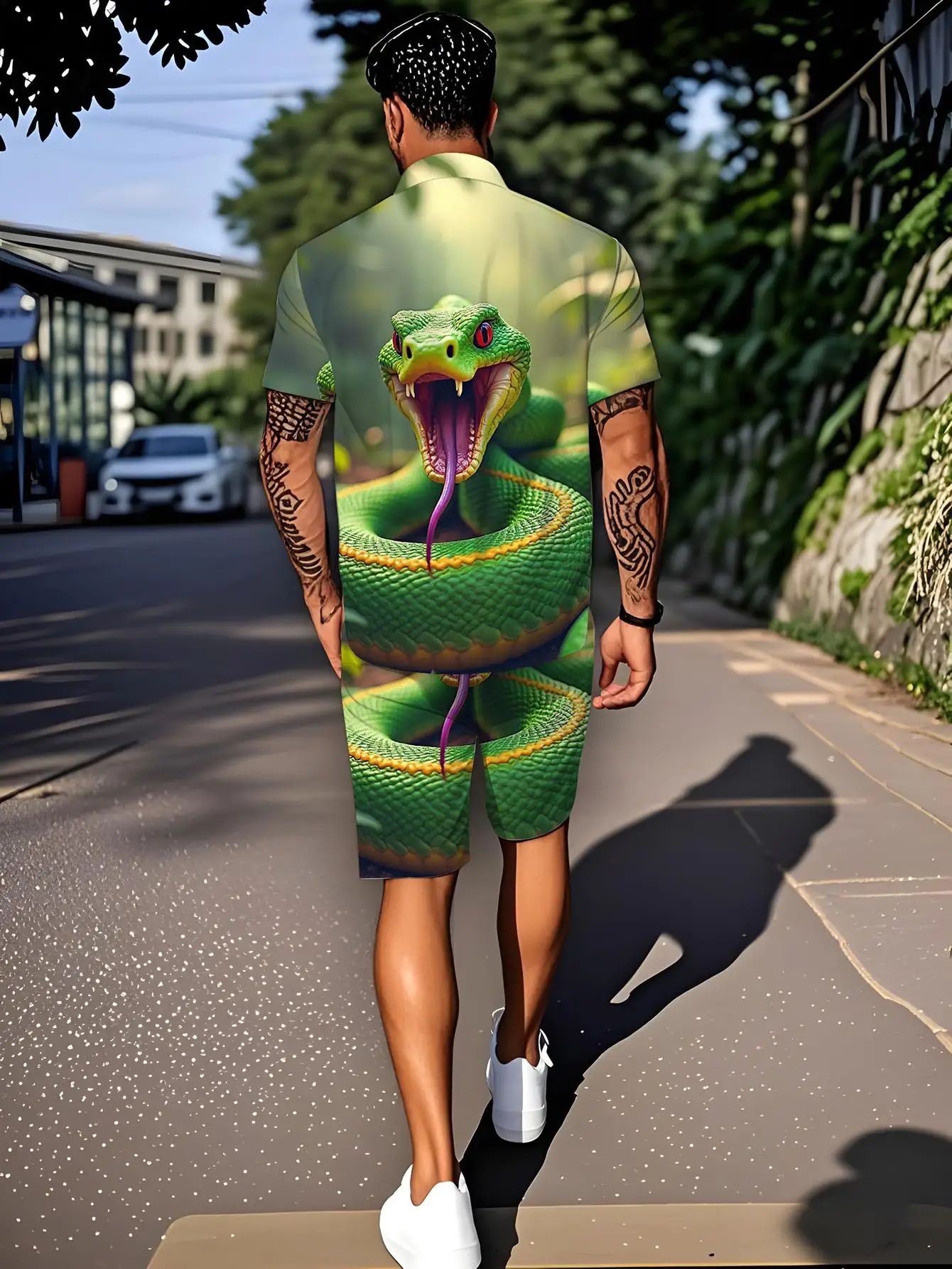 Men's Shirt Sets 2026 Spring/Summer men's tracksuit jogging set jogging suit men's chandals Graphic Suit for man 3D Printed