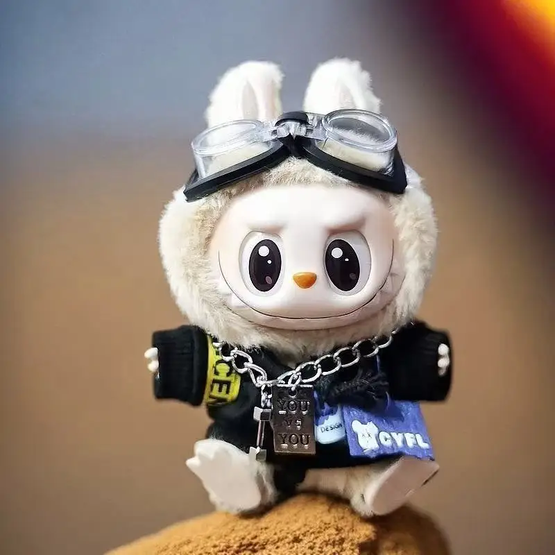 Mini vestiti per bambole di peluche Accessori per la Corea Kpop Exo Labubu V1 V2 Idol Dolls Pit strip tuta da arrampicata Abbigliamento regalo