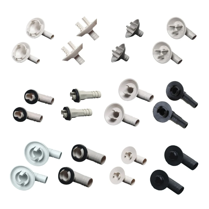 2pcs Universal Air Conditioner Drain Air Conditioner External Unit Spout Connector for Drain Nozzle Easy to Install