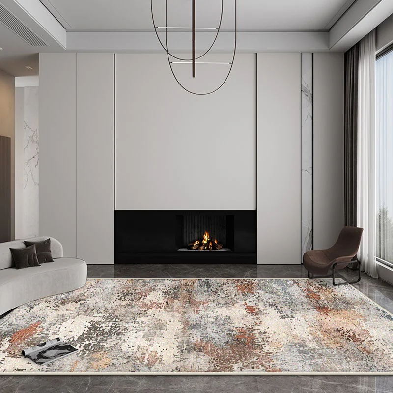 Modern Abstract Carpet Living Room Nordic Decoration Home Easy Clean Antiskid Rugs for Bedroom Washable Rug Cloakroom Large Mat