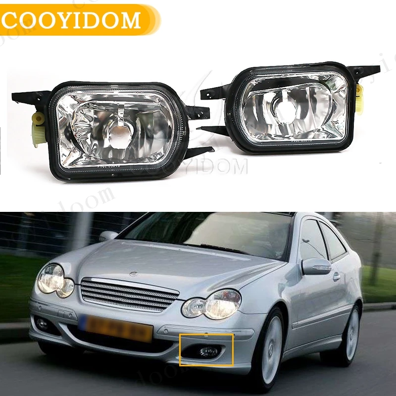 

Bumper Fog Light Driving Fog lamp Without Bulb For Benz W203 C230 C240 C320 C350 W215 CL500 CL600 W209 CLK320 CLK500 C200