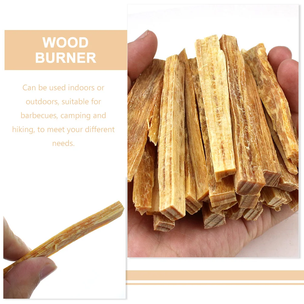 

Wooden Dried Natural Firelighters Steady Camping Hiking Portable Fireplace Fire Making Tools Outdoor Survival