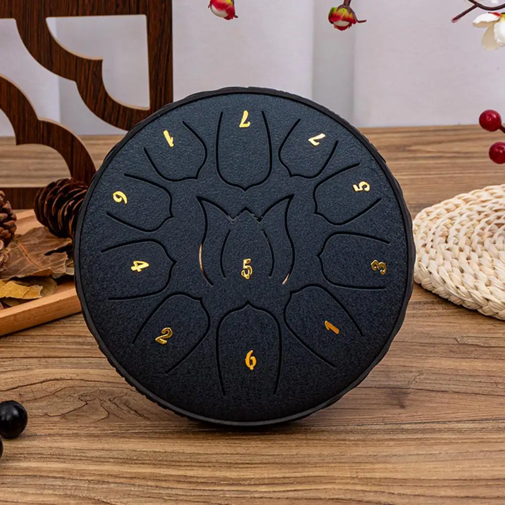 High-quality Alloy Steel Tongue Drum Steel Tongue Drum Set with Bag Sticks for Sound Healing Meditation for Yoga for Sound