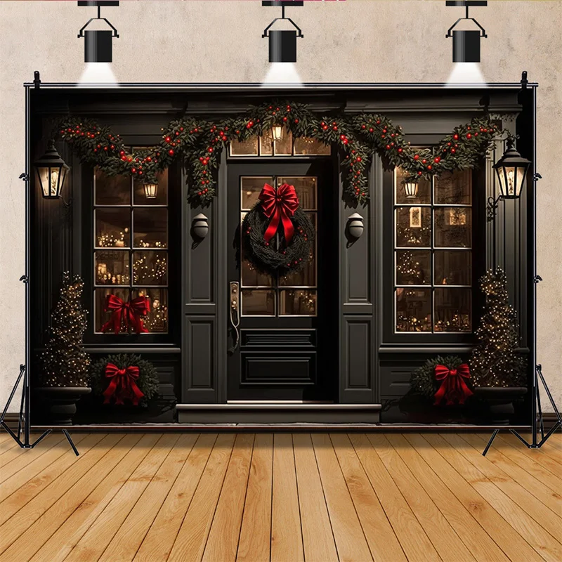 SHUOZHIKE Christmas Decorations Photography Backdrops Candy House Living Room Ornament Birthday Photo Studio Background QS-29