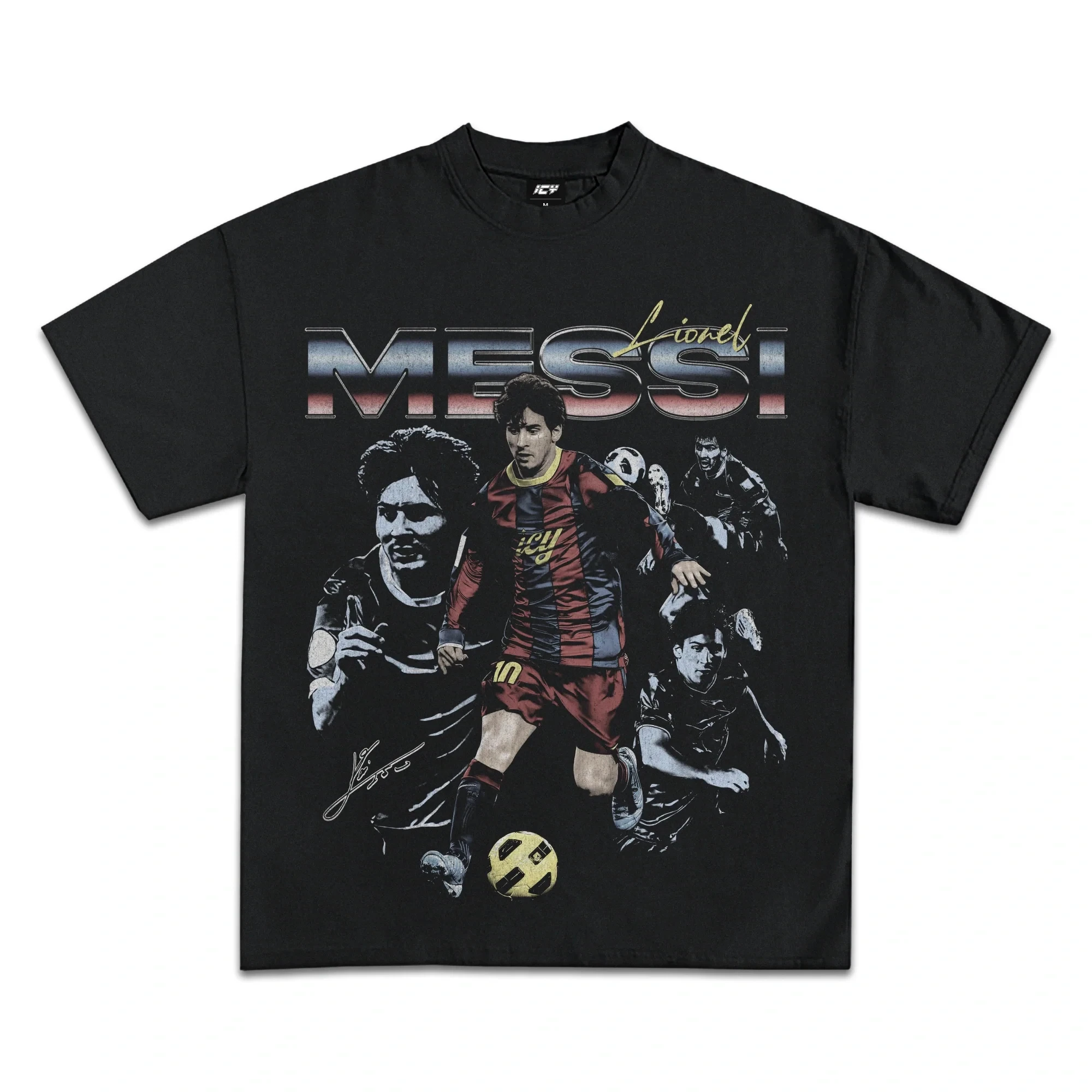 Lionel Messi Barcelona La Liga Soccer Football Graphic T Shirt Unisex Fan Tee